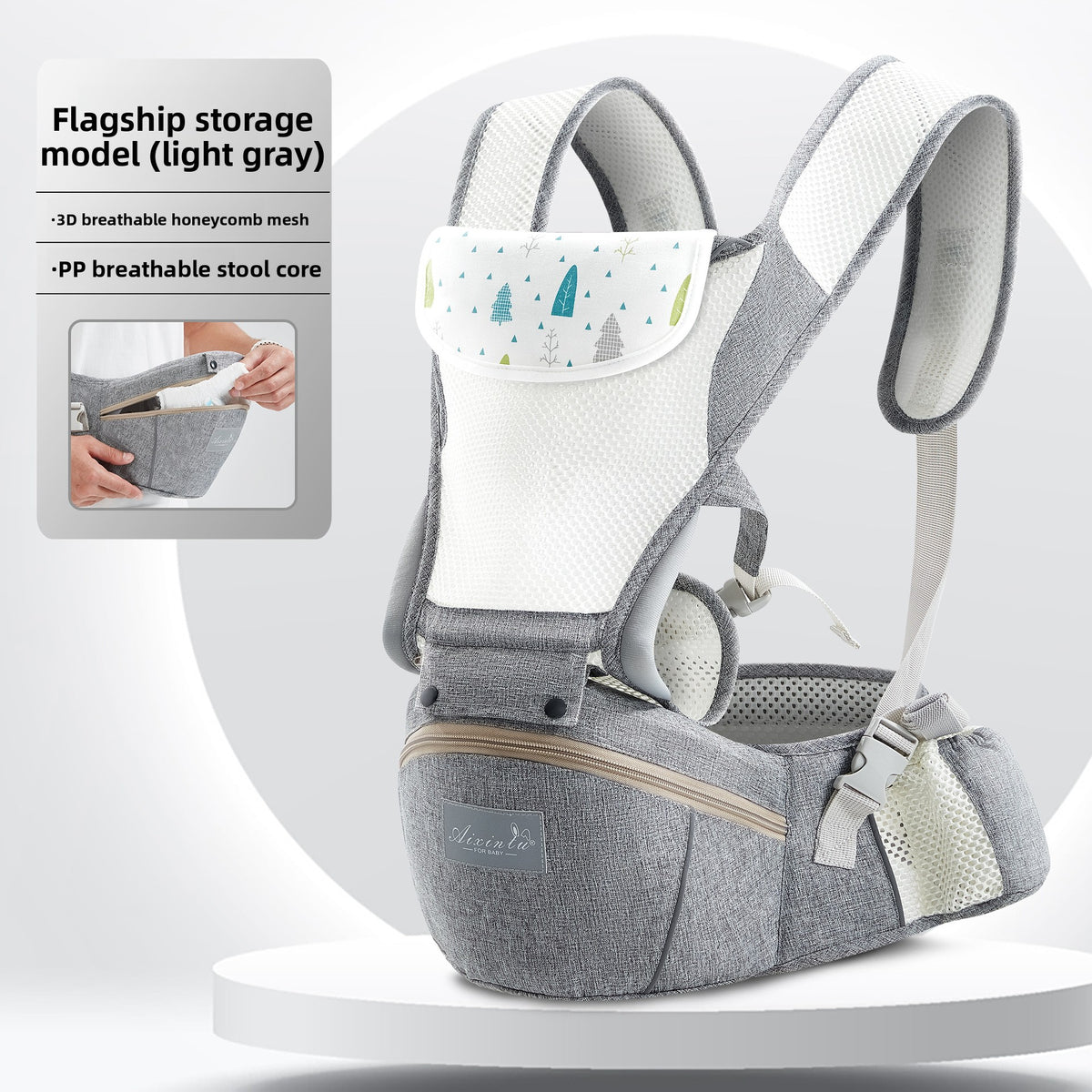 Ergonomic Baby Carrier with Back Support