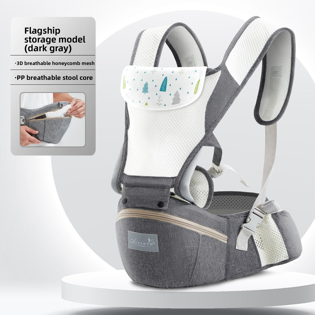 Ergonomic Baby Carrier with Back Support