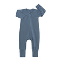 Bamboo Fiber Baby Romper with Mittens and Foot Covers